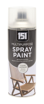 151 Spray Paint Clear Lacquer 400ml 151 Spray Paint Clear Lacquer 400ml